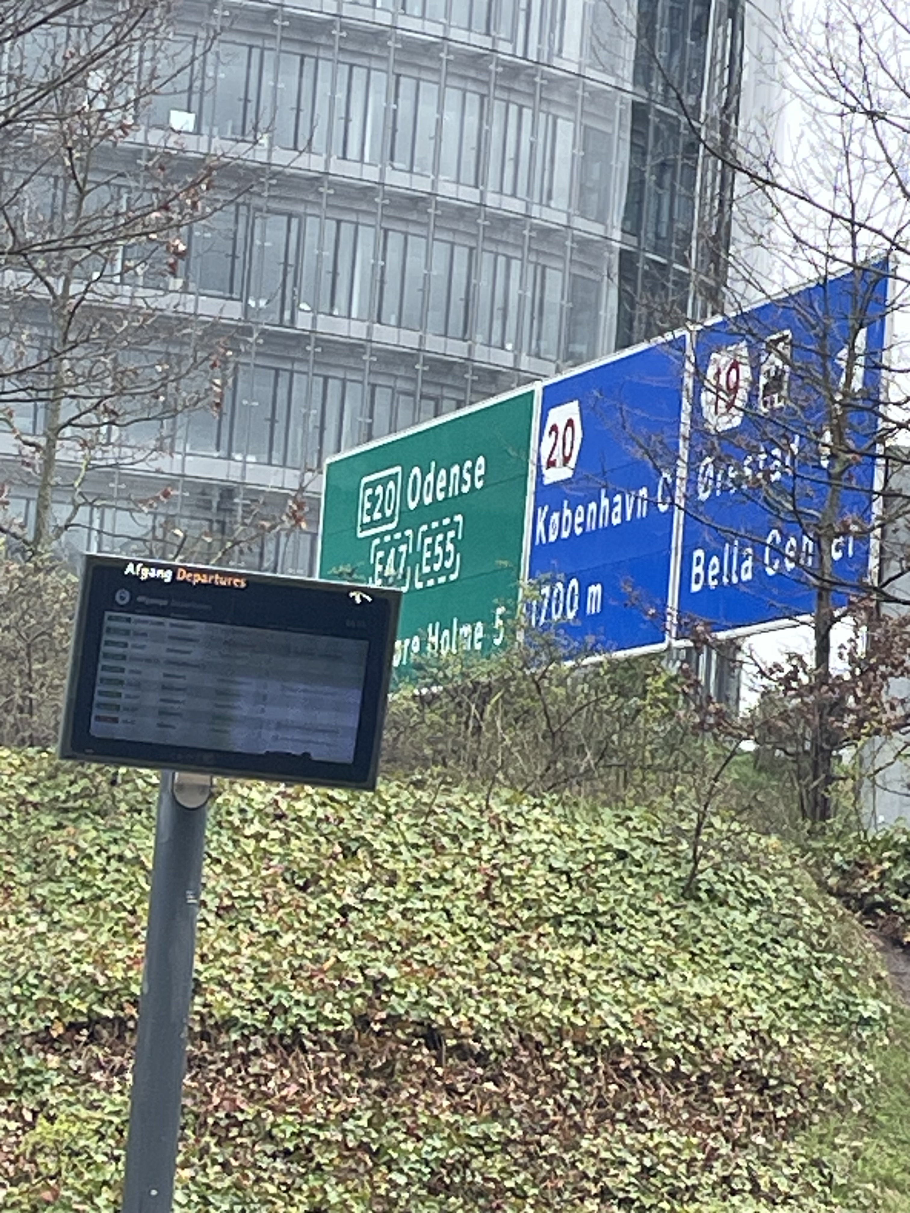 at Ørestad station in Copenhagen, Denmark